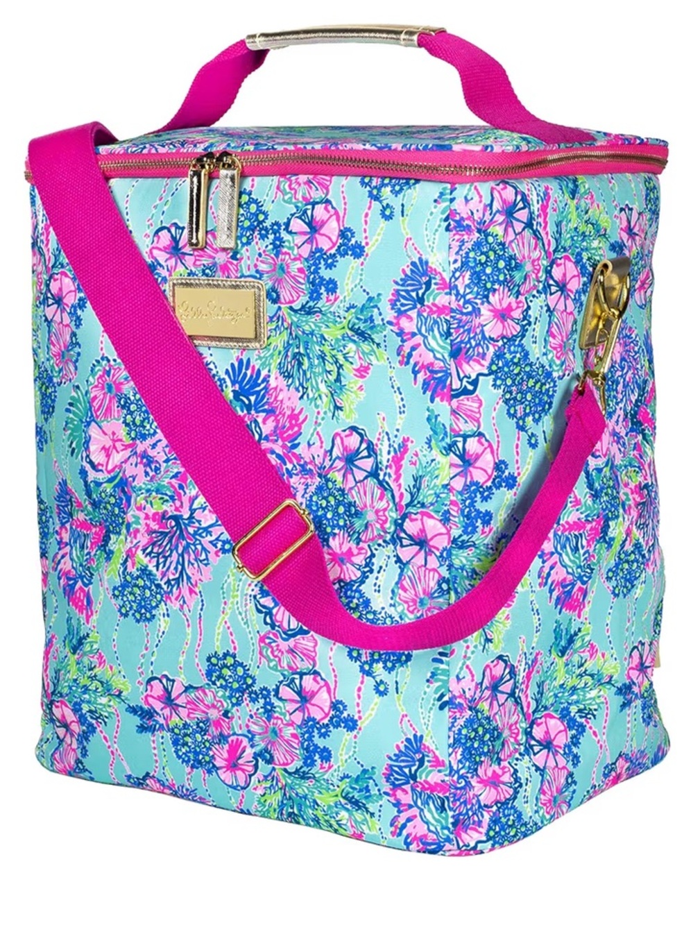 NWT Lilly Pulitzer Insulated Wine Cooler Carrier Bag Tote